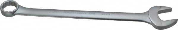 Proto - 1-3/8" 12 Point Offset Combination Wrench - 15° Offset Angle, 18-1/2" OAL, Steel, Satin Finish - Benchmark Tooling