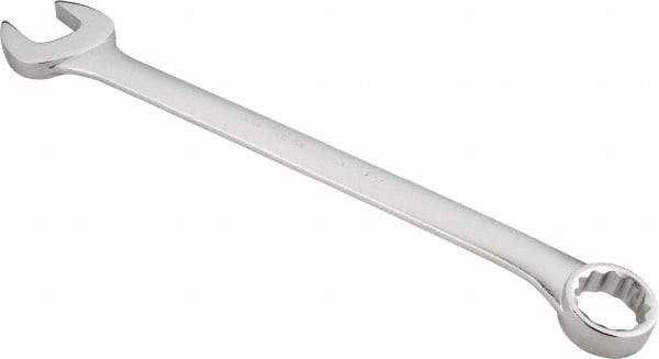 Proto - 2-1/4" 12 Point Offset Combination Wrench - 15° Offset Angle, 29-1/2" OAL, Steel, Satin Finish - Benchmark Tooling