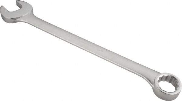 Proto - 2-3/8" 12 Point Offset Combination Wrench - 15° Offset Angle, 31-1/2" OAL, Steel, Satin Finish - Benchmark Tooling