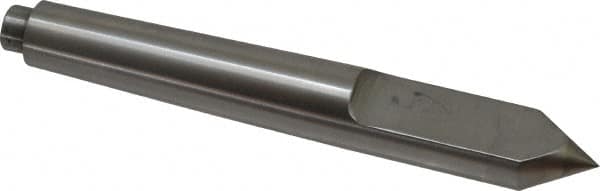 Riten - 3/4" Head Diam, Carbide-Tipped Steel Standard Point Half Dead Center - Jarno 6 Taper, 3/4" Point Diam, 2-3/16" Point Length, 5-1/2" OAL - Benchmark Tooling