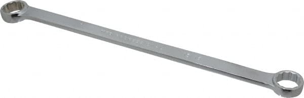 Proto - 15/16" x 1" 12 Point Offset Box Wrench - Double End, 15-1/8" OAL, Steel, Polished Finish, 15° Offset - Benchmark Tooling