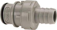 CPC Colder Products - Polypropylene Push-to-Connect Tube Male Connector - 60 Max psi, 1/2" Inside Diam, Gray - Benchmark Tooling