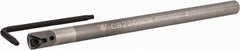 Everede Tool - 0.3" Min Bore Diam, 4" OAL, 1/4" Shank Diam, Indexable Boring Bar - TDA Insert, Screw Holding Method - Benchmark Tooling