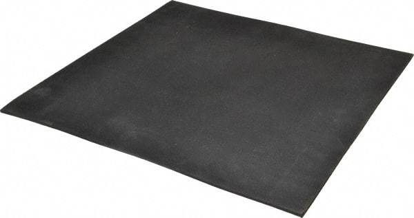 Made in USA - 12" Long, 12" Wide, 1/8" Thick, Neoprene Rubber Foam Sheet - 45 to 55 Durometer, Black, -20 to 180°F, 1,000 psi Tensile Strength, Adhesive Backing, Stock Length - Benchmark Tooling