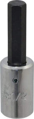 Proto - 1/2" Drive, 1/2" Hex Bit Socket - 3-5/8" OAL, 1-7/8" Bit Length - Benchmark Tooling