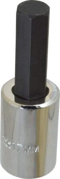 Proto - 1/2" Drive, 17mm Hex Bit Socket - 4" OAL - Benchmark Tooling
