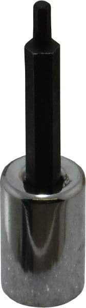 Proto - 3/8" Drive, 1/8" Hex Bit Socket - 2-23/32" OAL, 1-5/8" Bit Length - Benchmark Tooling