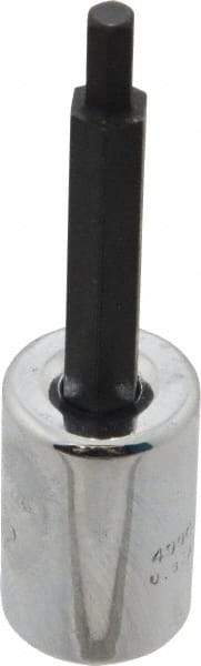 Proto - 3/8" Drive, 5/32" Hex Bit Socket - 2-23/32" OAL, 1-5/8" Bit Length - Benchmark Tooling