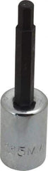 Proto - 3/8" Drive, 5mm Hex Bit Socket - 2-5/8" OAL, 1-5/8" Bit Length - Benchmark Tooling
