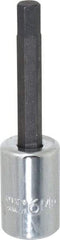 Proto - 3/8" Drive, 6mm Hex Bit Socket - 2-5/8" OAL, 1-5/8" Bit Length - Benchmark Tooling