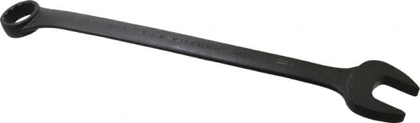 Proto - 1-3/8" 12 Point Offset Combination Wrench - 15° Offset Angle, 18-1/2" OAL, Steel, Black Finish - Benchmark Tooling