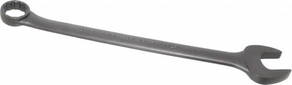 Proto - 1-7/16" 12 Point Offset Combination Wrench - 15° Offset Angle, 19-3/8" OAL, Steel, Black Finish - Benchmark Tooling