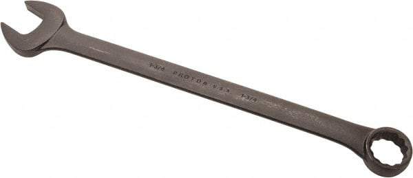 Proto - 1-3/4" 12 Point Offset Combination Wrench - 15° Offset Angle, 25" OAL, Steel, Black Finish - Benchmark Tooling