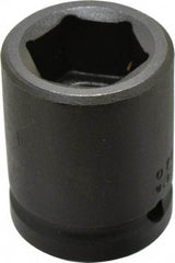 Proto - 3/4" Drive 1" Standard Impact Socket - 6 Points, 2-1/16" OAL - Benchmark Tooling