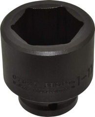 Proto - 3/4" Drive 1-11/16" Standard Impact Socket - 6 Points, 2-5/8" OAL - Benchmark Tooling