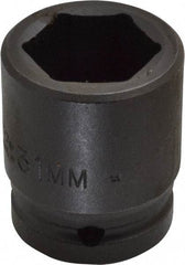Proto - 3/4" Drive 31mm Standard Impact Socket - 6 Points, 2-11/64" OAL - Benchmark Tooling