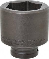 Proto - 3/4" Drive 50mm Standard Impact Socket - 6 Points, 3-7/64" OAL - Benchmark Tooling