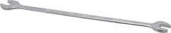 Proto - 7/16" x 1/2" Standard Extra Thin Open End Wrench - 10" OAL, Double End, Satin Finish, 15° Head Angle - Benchmark Tooling