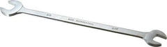 Proto - 9/16" x 5/8" Standard Extra Thin Open End Wrench - 10" OAL, Double End, Satin Finish, 15° Head Angle - Benchmark Tooling