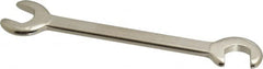 Proto - 11/32" Stubby Open End Wrench - 3-3/4" OAL, Double End, Satin Finish, 15° & 75° Head Angle - Benchmark Tooling