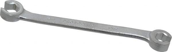 Proto - 10 x 12mm, Chrome Finish, Open End Flare Nut Wrench - 6 Points, 6-15/16" OAL, Steel, Double End Head - Benchmark Tooling