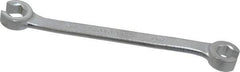 Proto - 10 x 12mm, Chrome Finish, Open End Flare Nut Wrench - 6 Points, 6-15/16" OAL, Steel, Double End Head - Benchmark Tooling