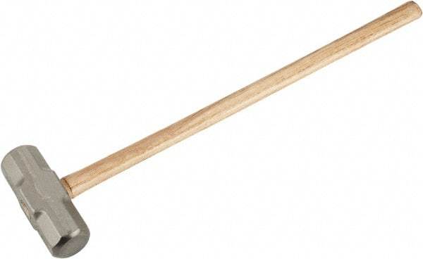 Stanley - 16 Lb Head, 35" Long Sledge Hammer - Steel Head, Wood Handle - Benchmark Tooling