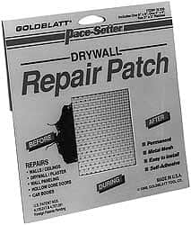 Hyde Tools - Drywall/Plaster Repair - White, 4" x 4" Coverage, Paper - Benchmark Tooling