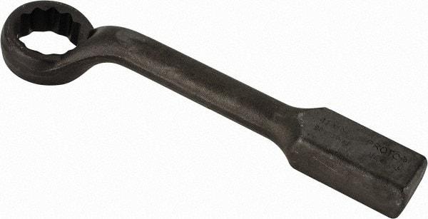 Proto - 41mm 12 Point Striking Box Wrench - Single End, 2-13/32" Head Diam x 1-7/64" Head Thickness, 12-1/4" OAL, Steel - Benchmark Tooling