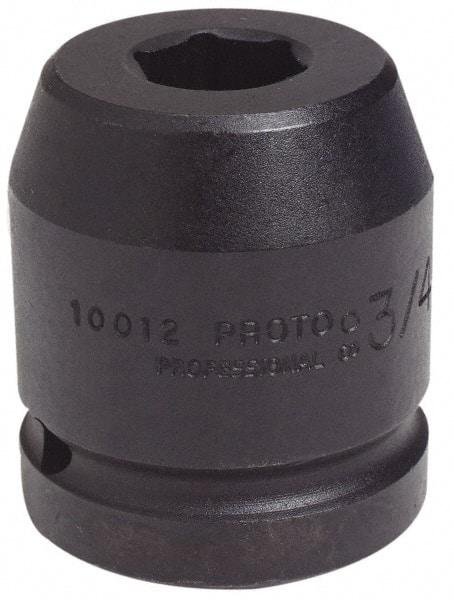 Proto - 1" Drive 4-1/8" Standard Impact Socket - 6 Points, 5-1/2" OAL - Benchmark Tooling