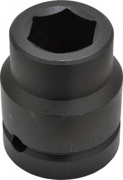 Proto - 1" Drive 1" Standard Impact Socket - 6 Points, 2-1/2" OAL - Benchmark Tooling