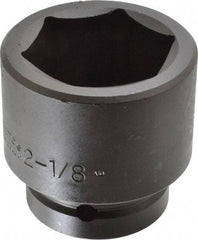 Proto - 1" Drive 2-1/8" Standard Impact Socket - 6 Points, 3-3/32" OAL - Benchmark Tooling