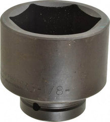 Proto - 1" Drive 3-1/8" Standard Impact Socket - 6 Points, 4-1/16" OAL - Benchmark Tooling