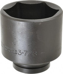 Proto - 1" Drive 3-7/8" Standard Impact Socket - 6 Points, 5" OAL - Benchmark Tooling