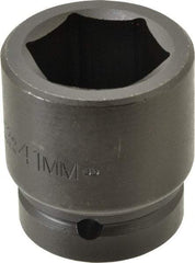 Proto - 1" Drive 41mm Standard Impact Socket - 6 Points, 2-39/64" OAL - Benchmark Tooling
