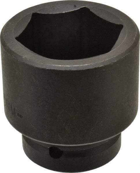 Proto - 1" Drive 55mm Standard Impact Socket - 6 Points, 3-7/64" OAL - Benchmark Tooling