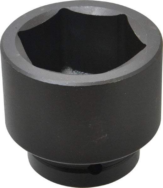 Proto - 1" Drive 65mm Standard Impact Socket - 6 Points, 3-1/2" OAL - Benchmark Tooling