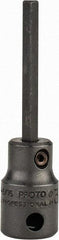 Proto - 3/8" Drive, 3/16" Impact Hex Bit Socket - 1-5/8" Bit Length, 2-23/32" OAL - Benchmark Tooling