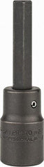 Proto - 1/2" Drive, 3/8" Impact Hex Bit Socket - 1-3/4" Bit Length, 3-1/4" OAL - Benchmark Tooling
