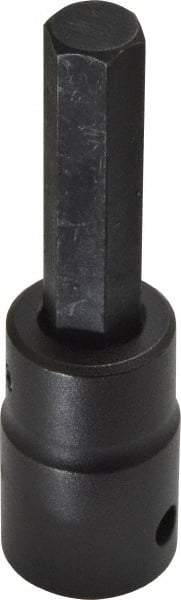 Proto - 1/2" Drive, 7/16" Impact Hex Bit Socket - 1-3/4" Bit Length, 3-1/4" OAL - Benchmark Tooling