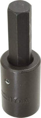 Proto - 1/2" Drive, 17mm Impact Hex Bit Socket - 4" OAL - Benchmark Tooling