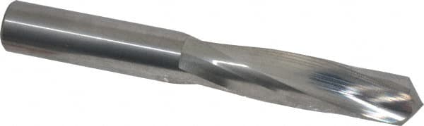 Atrax - 27/64" 135° Spiral Flute Solid Carbide Screw Machine Drill Bit - Benchmark Tooling