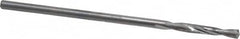 Atrax - #53 135° Spiral Flute Solid Carbide Screw Machine Drill Bit - Bright Finish, Right Hand Cut, 1/2" Flute Length, 1-1/2" OAL, Split Point, Straight Shank - Benchmark Tooling