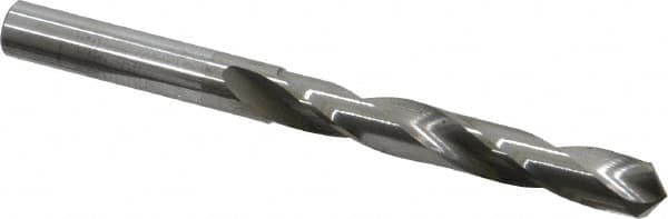 Atrax - 11/32" 118° Solid Carbide Jobber Drill - Bright Finish, Right Hand Cut, Spiral Flute, Straight Shank, 4" OAL, Standard Point - Benchmark Tooling