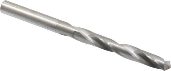 Atrax - Letter G 118° Solid Carbide Jobber Drill - Bright Finish, Right Hand Cut, Spiral Flute, Straight Shank, 3-1/2" OAL, Standard Point - Benchmark Tooling