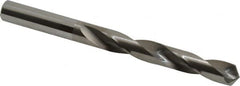 Atrax - Letter S 118° Solid Carbide Jobber Drill - Bright Finish, Right Hand Cut, Spiral Flute, Straight Shank, 4" OAL, Standard Point - Benchmark Tooling