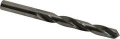 Atrax - Letter T 118° Solid Carbide Jobber Drill - Bright Finish, Right Hand Cut, Spiral Flute, Straight Shank, 4-1/4" OAL, Standard Point - Benchmark Tooling