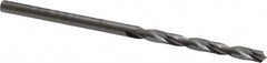 Atrax - #42 118° Solid Carbide Jobber Drill - Bright Finish, Right Hand Cut, Spiral Flute, Straight Shank, 2" OAL, Standard Point - Benchmark Tooling