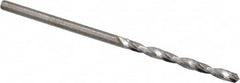 Atrax - #52 118° Solid Carbide Jobber Drill - Bright Finish, Right Hand Cut, Spiral Flute, Straight Shank, 1-1/2" OAL, Standard Point - Benchmark Tooling