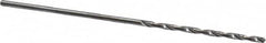 Atrax - #65 118° Solid Carbide Jobber Drill - Bright Finish, Right Hand Cut, Spiral Flute, Straight Shank, 1-3/8" OAL, Standard Point - Benchmark Tooling